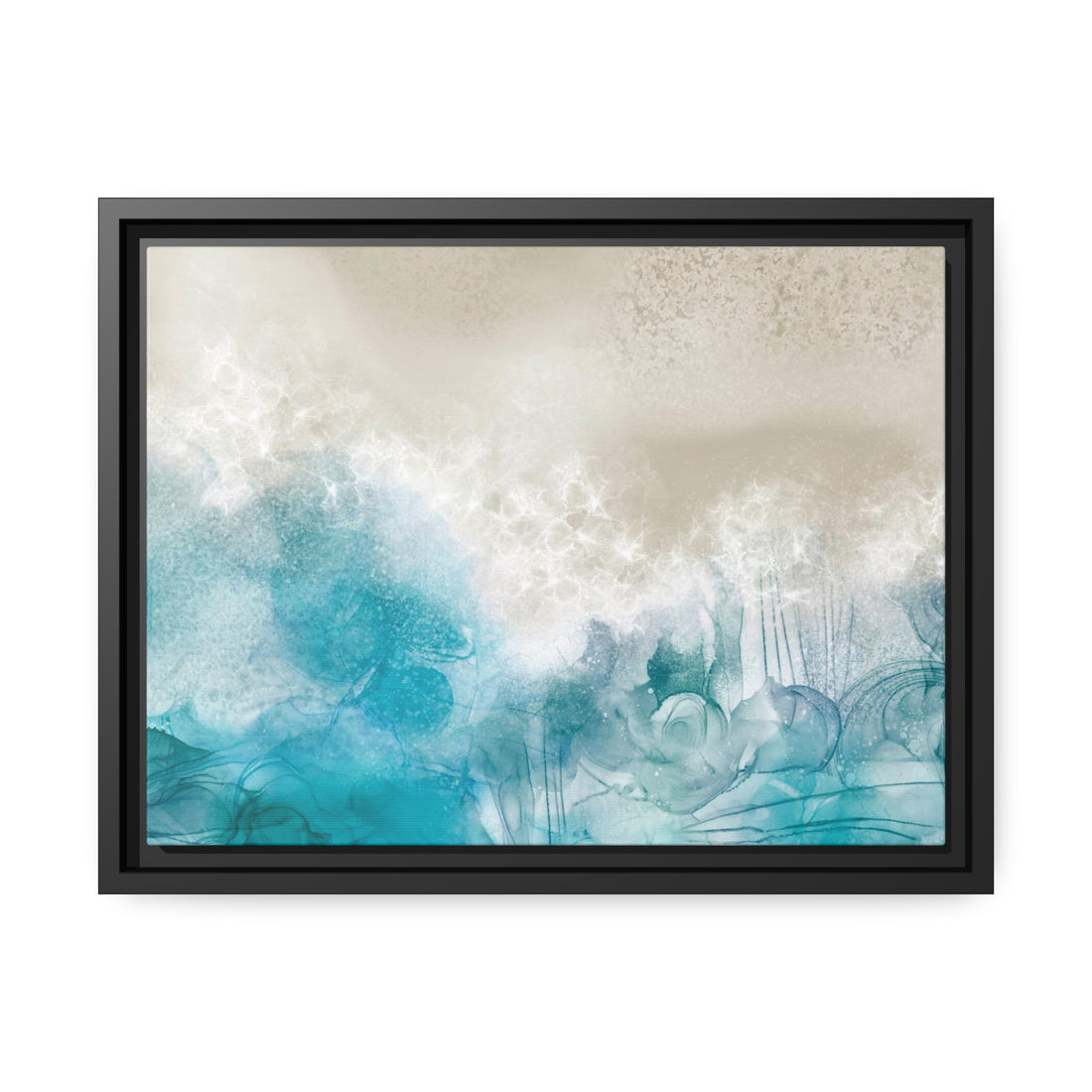 Matte Canvas, Black Frame