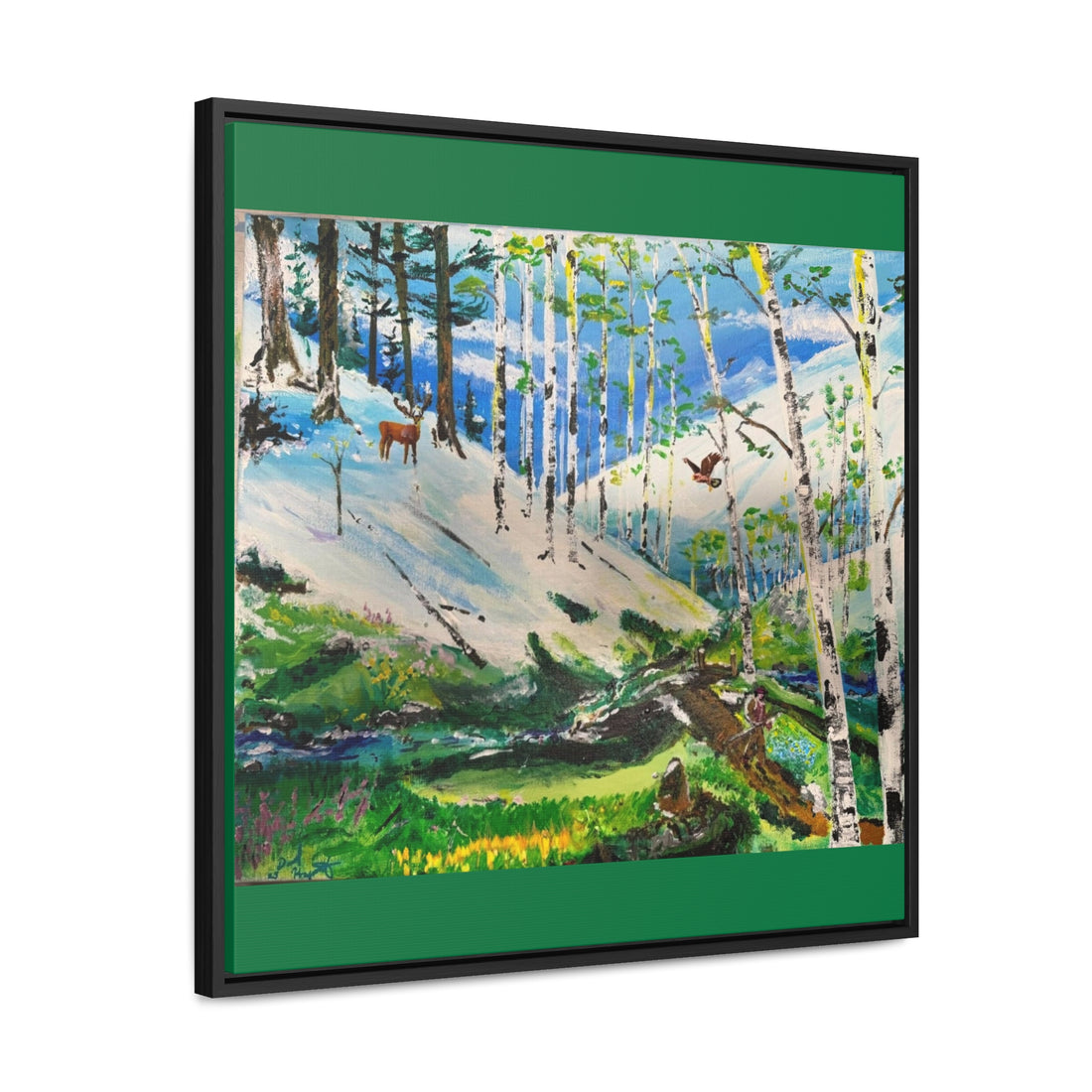 Gallery Canvas Wraps, Square Frame